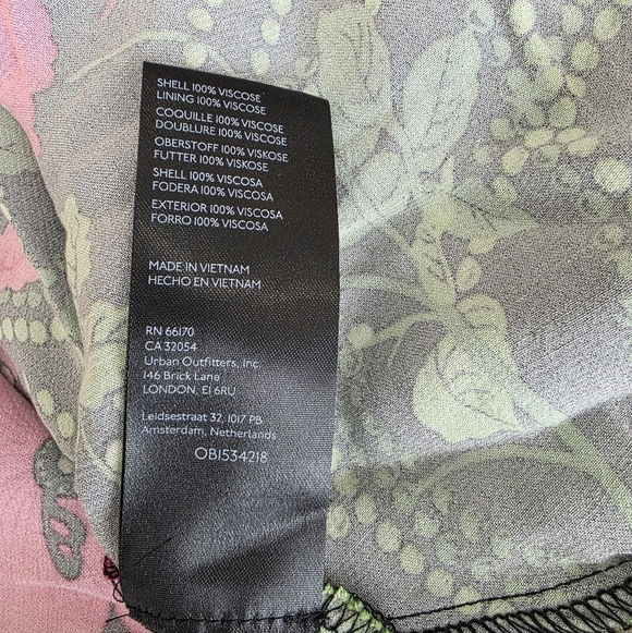 Maeve by Anthropologie Floral Ruched Midi Dress Size 6 - Picture 9 of 11